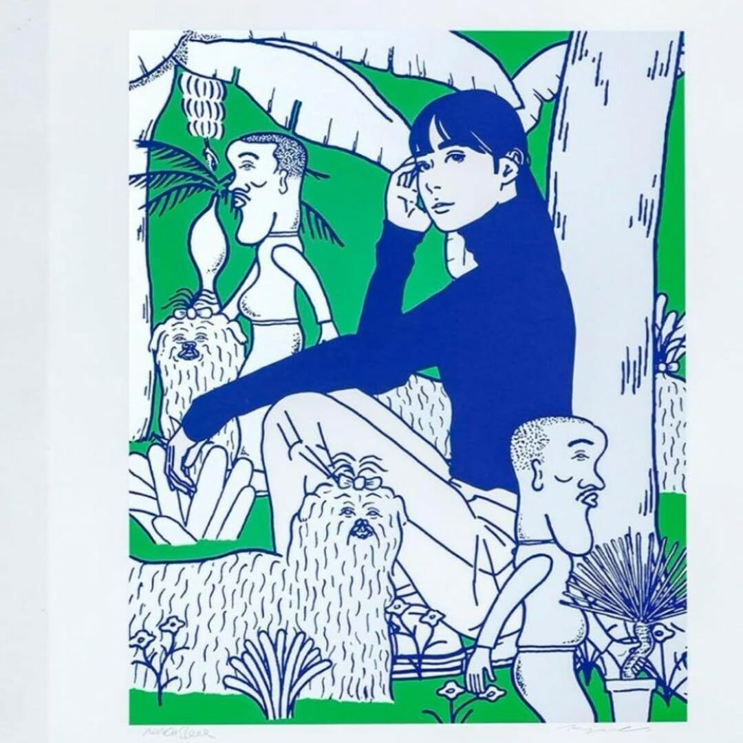 kyne untitled 2024 シルクスクリーン Kyne＆Noncheleee シルクスクリーン